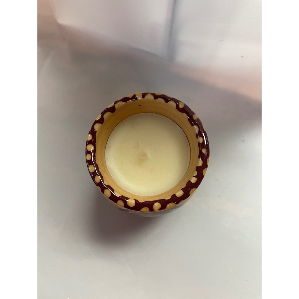 Giftco Country Angel Ceramic Crock Candle Tan Primitive Farmhouse Decor 05125 - Picture 4 of 14